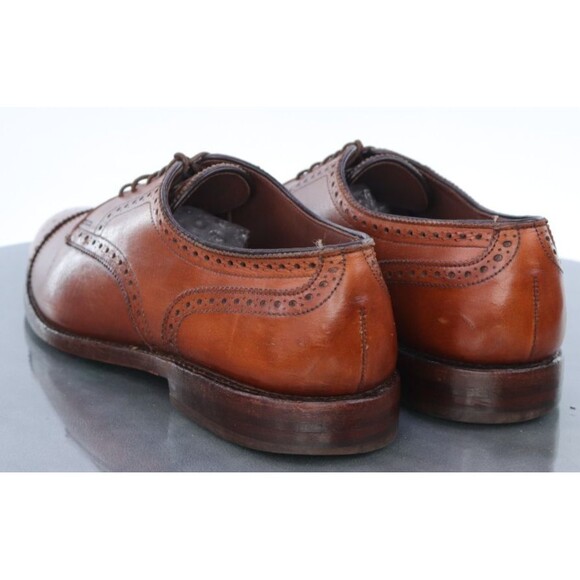 Allen Edmonds Sanford Men\'s Medallion Derby Dress Shoes Size 9.5 B Made in USA main image 13